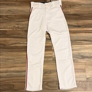 Easton Mako 2 Men's Sz. Small Baseball Piped Pants White/Red